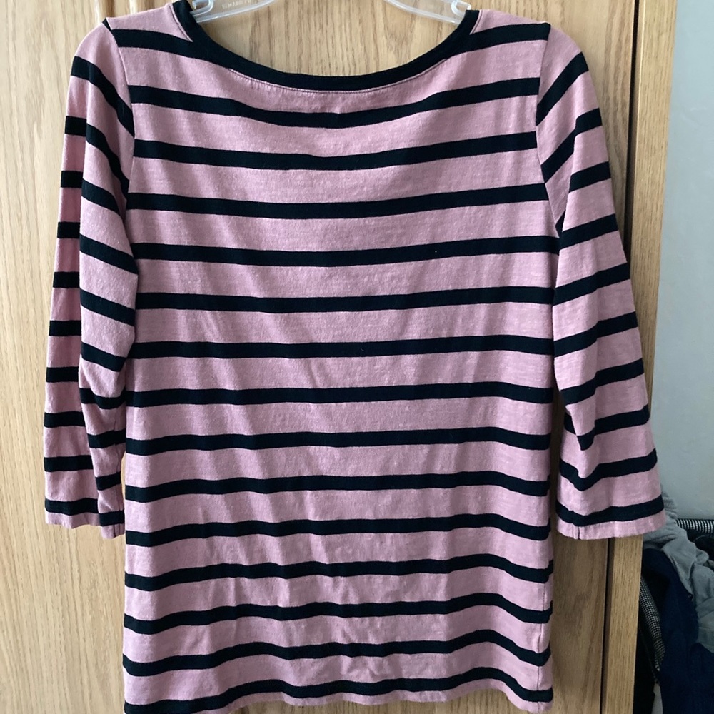 Loft Striped 3/4 Sleeve Shirt - Picture 7 of 7